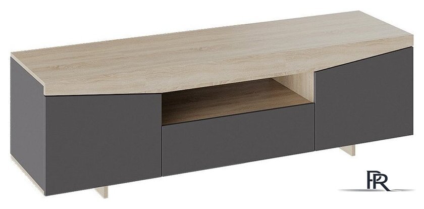 Тумба Трия ТВ тип 1 (дуб сонома/графит серый) - Изображение №4 — Интернет-магазин ПроЗаказ