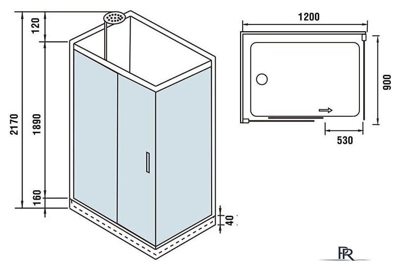 Душевая кабина WeltWasser WW500 Laine 1211 - Изображение №7 — Интернет-магазин ПроЗаказ