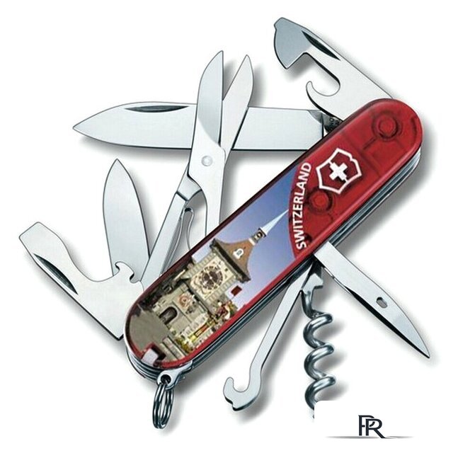 Складной нож Victorinox Climber Bern 1.3703.TE6 (красный) - Изображение №1 — Интернет-магазин ПроЗаказ