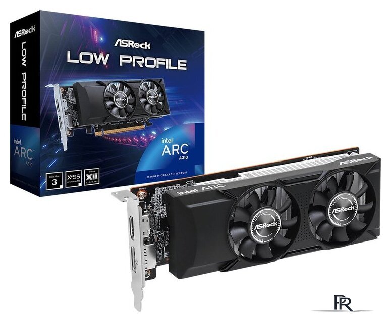 Видеокарта ASRock Intel ARC A310 Low Profile 4GB A310 LP 4G - Изображение №2 — Интернет-магазин ПроЗаказ