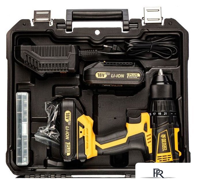 Дрель-шуруповерт Denzel BLDL-IB-IB-18-02 (с 2-мя АКБ, кейс) - Изображение №16 — Интернет-магазин ПроЗаказ