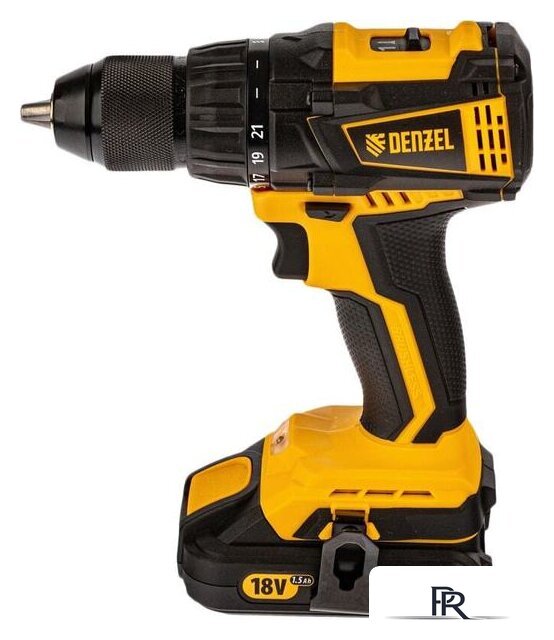 Дрель-шуруповерт Denzel BLDL-IB-IB-18-02 (с 2-мя АКБ, кейс) - Изображение №5 — Интернет-магазин ПроЗаказ