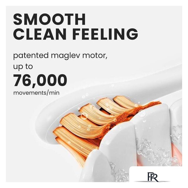 Электрическая зубная щетка Oclean Flow Sonic Electric Toothbrush (белый) - Изображение №2 — Интернет-магазин ПроЗаказ