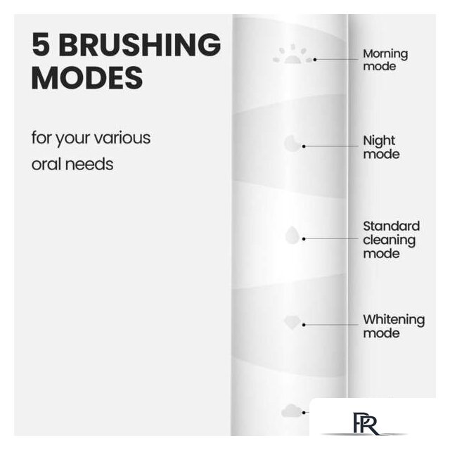 Электрическая зубная щетка Oclean Flow Sonic Electric Toothbrush (белый) - Изображение №3 — Интернет-магазин ПроЗаказ