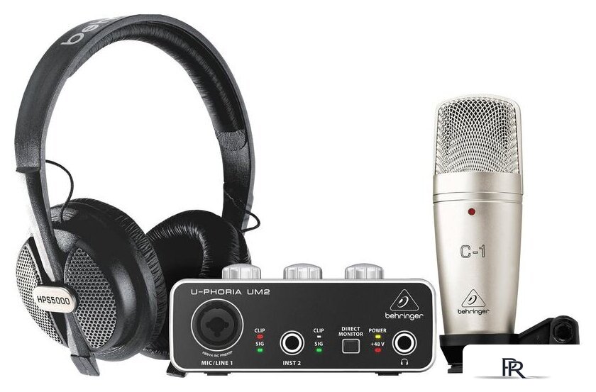 Комплект для звукозаписи Behringer U-Phoria Studio - Изображение №1 — Интернет-магазин ПроЗаказ
