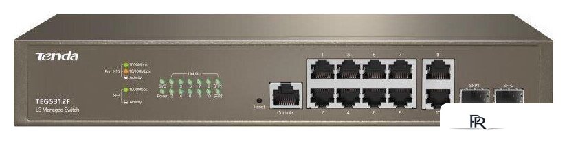 Управляемый коммутатор 3-го уровня Tenda TEG5312F - Изображение №2 — Интернет-магазин ПроЗаказ