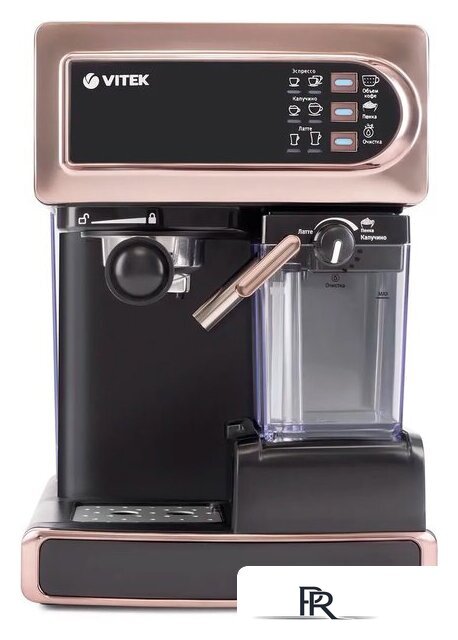 Рожковая кофеварка Vitek VT-1517 GD - Изображение №1 — Интернет-магазин ПроЗаказ