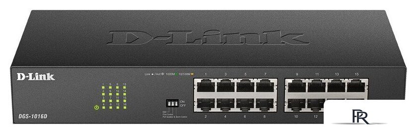 Настраиваемый коммутатор D-Link DGS-1016D/J1A - Изображение №1 — Интернет-магазин ПроЗаказ