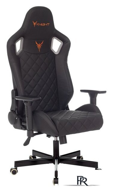 Игровое (геймерское) кресло Бюрократ Knight Outrider (черный ромбик экокожа) - Изображение №5 — Интернет-магазин ПроЗаказ