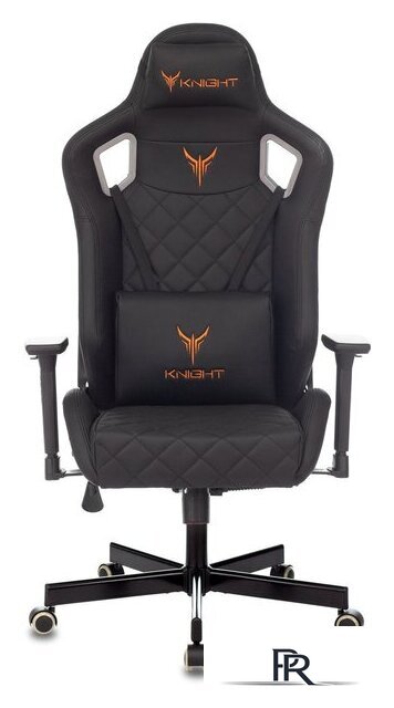 Игровое (геймерское) кресло Бюрократ Knight Outrider (черный ромбик экокожа) - Изображение №2 — Интернет-магазин ПроЗаказ