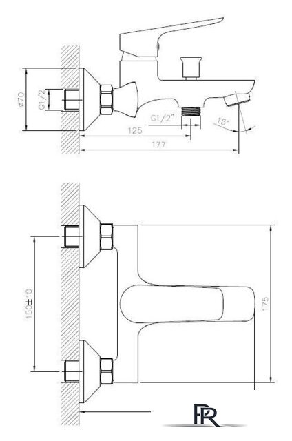 Смеситель Esko Delhi DL 54 GRF - Изображение №2 — Интернет-магазин ПроЗаказ