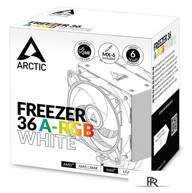 Кулер для процессора Arctic Freezer 36 A-RGB White ACFRE00125A - Изображение №10 — Интернет-магазин ПроЗаказ