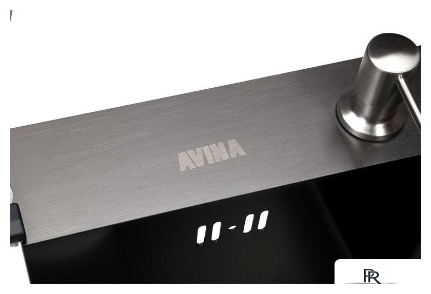 Кухонная мойка Avina HM5045 PVD (графит) - Изображение №7 — Интернет-магазин ПроЗаказ
