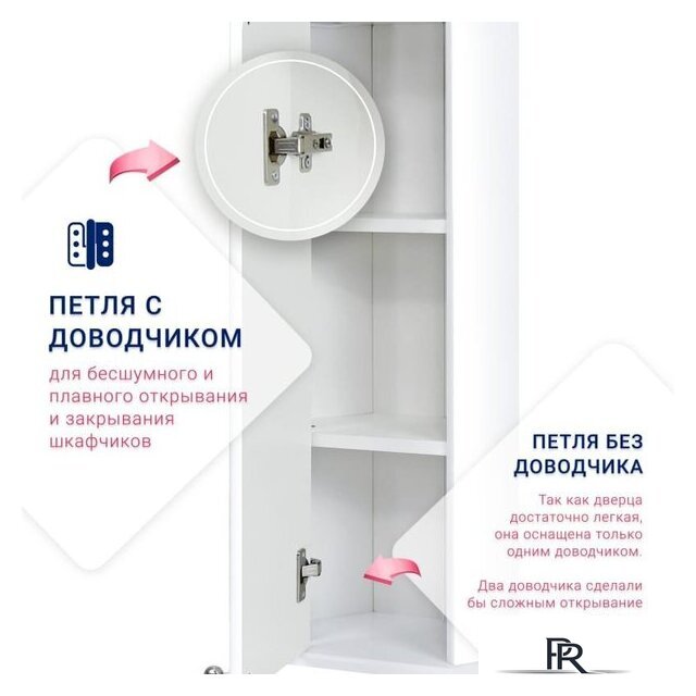  Doratiz Шкаф Doratiz Вена 25 2712.250 (белый, левый) - Изображение №7 — Интернет-магазин ПроЗаказ