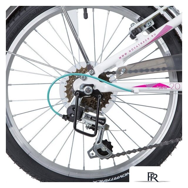 Детский велосипед Novatrack Ancona 20 2019 20AH6V.ANCONA.WT9 (белый) - Изображение №6 — Интернет-магазин ПроЗаказ