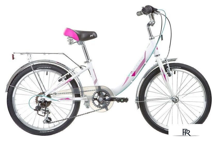 Детский велосипед Novatrack Ancona 20 2019 20AH6V.ANCONA.WT9 (белый) - Изображение №1 — Интернет-магазин ПроЗаказ