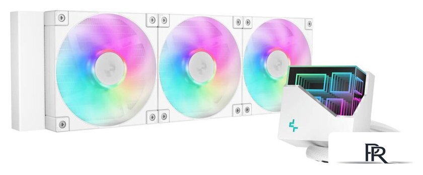 Система жидкостного охлаждения для процессора DeepCool LT360 WH ARGB R-LT360-WHAMNC-G-1 - Изображение №1 — Интернет-магазин ПроЗаказ