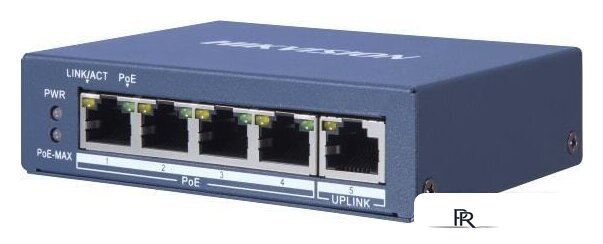 Неуправляемый коммутатор Hikvision DS-3E0505P-E - Изображение №2 — Интернет-магазин ПроЗаказ