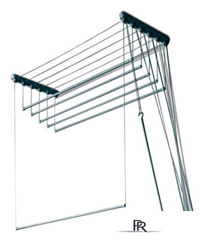 Сушилка для белья Familia потолочная 6 стержней 150 см - Изображение №1 — Интернет-магазин ПроЗаказ