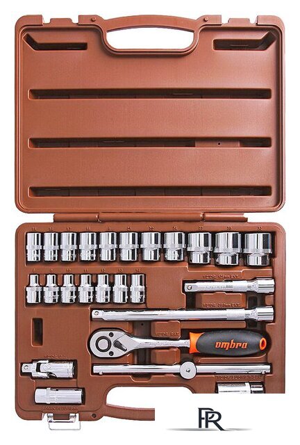 Набор трещотка с головками Ombra 911225 25 предметов - Изображение №2 — Интернет-магазин ПроЗаказ