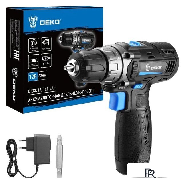 Дрель-шуруповерт Deko DKCD12 083-1121 (с 1-им АКБ) - Изображение №1 — Интернет-магазин ПроЗаказ