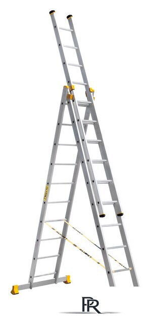 Лестница-стремянка Алюмет трехсекционная профессиональная P3 9310 - Изображение №1 — Интернет-магазин ПроЗаказ