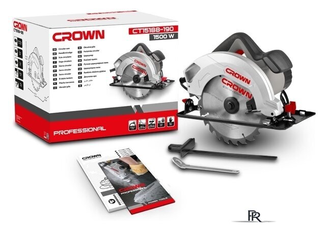 Дисковая (циркулярная) пила Crown CT15188-190 - Изображение №2 — Интернет-магазин ПроЗаказ