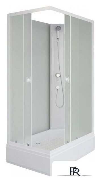 Душевая кабина Niagara Promo P100/80/26Q/MT/BK 100x80x215 - Изображение №1 — Интернет-магазин ПроЗаказ