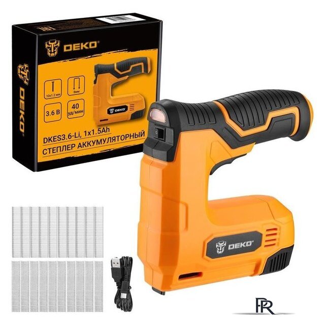 Степлер Deko DKES3.6-Li 083-1099 (с АКБ) - Изображение №1 — Интернет-магазин ПроЗаказ