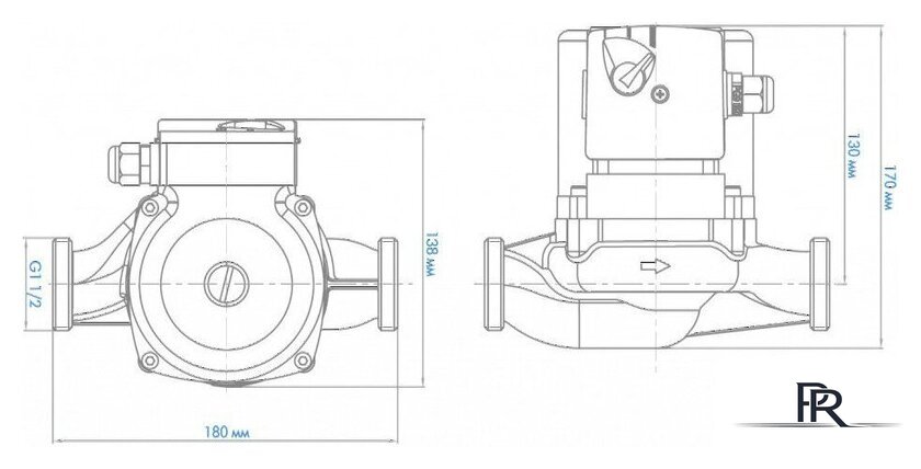 Циркуляционный насос Джилекс Циркуль 25/80 Premium - Изображение №5 — Интернет-магазин ПроЗаказ