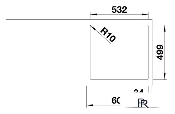 Кухонная мойка Blanco Subline 500-IF/A SteelFrame 525999 (черный) - Изображение №3 — Интернет-магазин ПроЗаказ