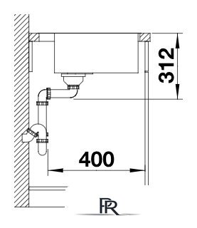 Кухонная мойка Blanco Subline 500-IF/A SteelFrame 525999 (черный) - Изображение №5 — Интернет-магазин ПроЗаказ