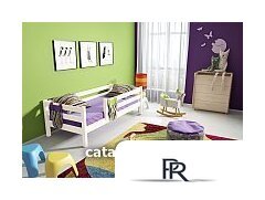 Кровать-тахта Мебельград Соня вариант 3 (массив сосны белый) - Изображение №2 — Интернет-магазин ПроЗаказ