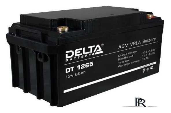 Аккумулятор для ИБП Delta DT 1265 (12В/65 А·ч) - Изображение №1 — Интернет-магазин ПроЗаказ