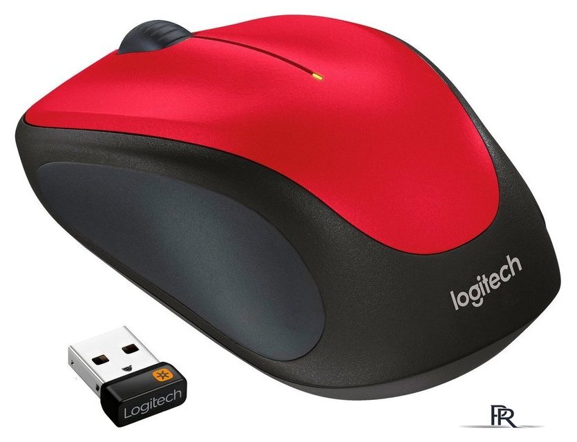 Мышь Logitech M235 Wireless Mouse (красный) [910-002496] - Изображение №2 — Интернет-магазин ПроЗаказ