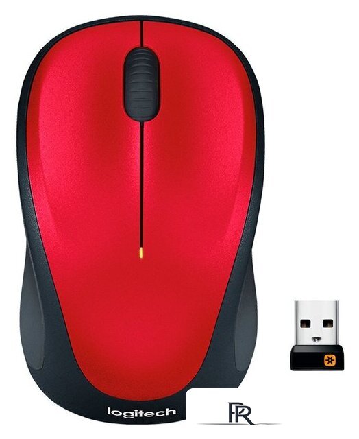 Мышь Logitech M235 Wireless Mouse (красный) [910-002496] - Изображение №1 — Интернет-магазин ПроЗаказ