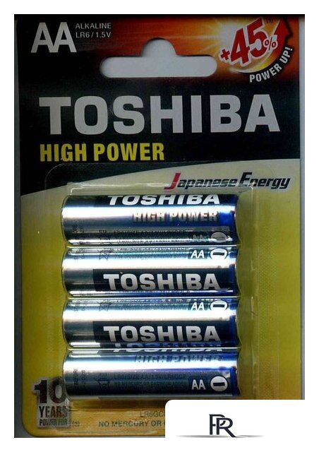 Батарейка Toshiba Alkaline LR6 4BP - Изображение №1 — Интернет-магазин ПроЗаказ