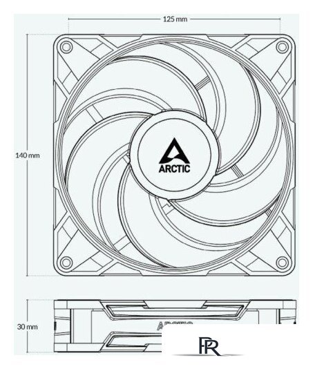 Комплект вентиляторов для корпуса Arctic P14 Pro Reverse A-RGB 3 Pack ACFAN00328A - Изображение №7 — Интернет-магазин ПроЗаказ