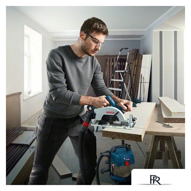 Дисковая (циркулярная) пила Bosch GKS 185-LI Professional 06016C1223 (с 1-м АКБ) - Изображение №15 — Интернет-магазин ПроЗаказ