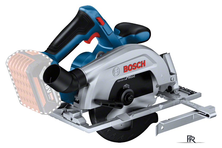 Дисковая (циркулярная) пила Bosch GKS 185-LI Professional 06016C1223 (с 1-м АКБ) - Изображение №2 — Интернет-магазин ПроЗаказ