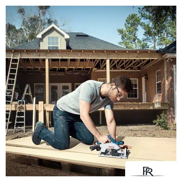 Дисковая (циркулярная) пила Bosch GKS 185-LI Professional 06016C1223 (с 1-м АКБ) - Изображение №12 — Интернет-магазин ПроЗаказ