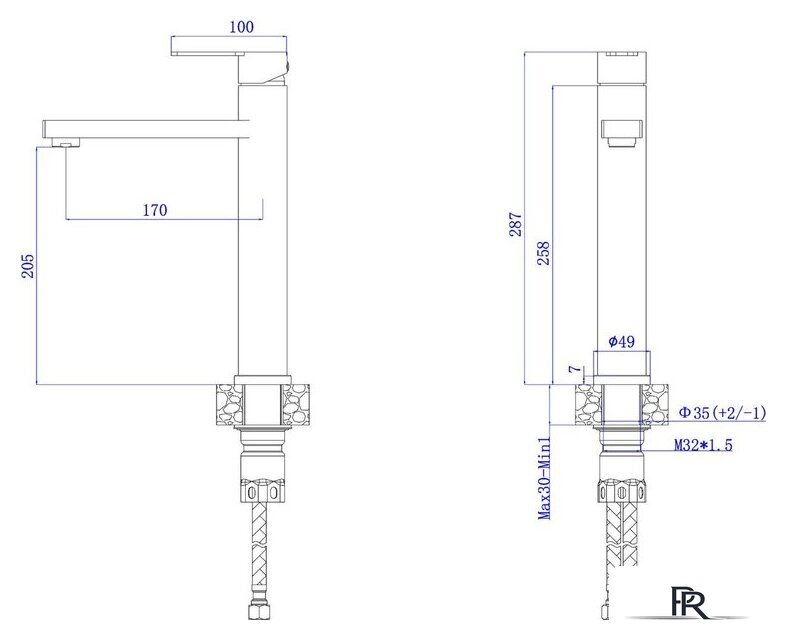Смеситель AV Engineering AVBON1-BW1 - Изображение №2 — Интернет-магазин ПроЗаказ