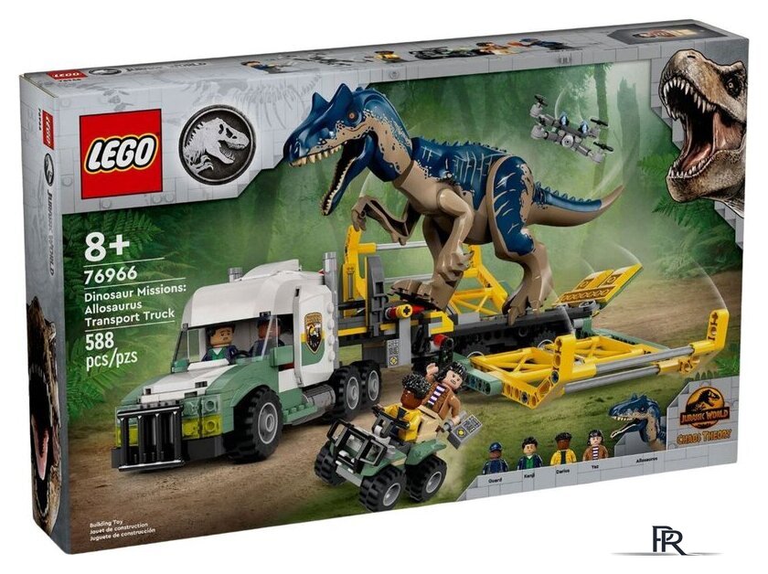 Конструктор LEGO Jurassic World 76966 Миссии динозавров: грузовик для перевозки Аллозавра - Изображение №1 — Интернет-магазин ПроЗаказ