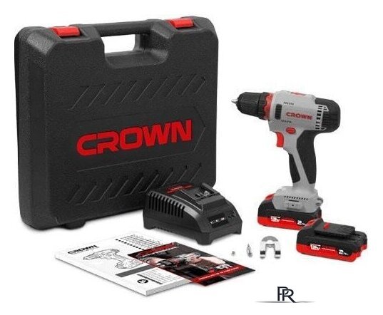 Дрель-шуруповерт Crown CT21081H-2 BMC (c 2-мя АКБ, кейс) - Изображение №2 — Интернет-магазин ПроЗаказ