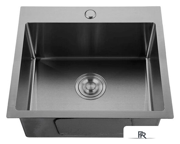 Кухонная мойка GranFest Metal нержавеющая сталь AISI 304 PVD GF-5050 Графит (с сифоном) - Изображение №1 — Интернет-магазин ПроЗаказ