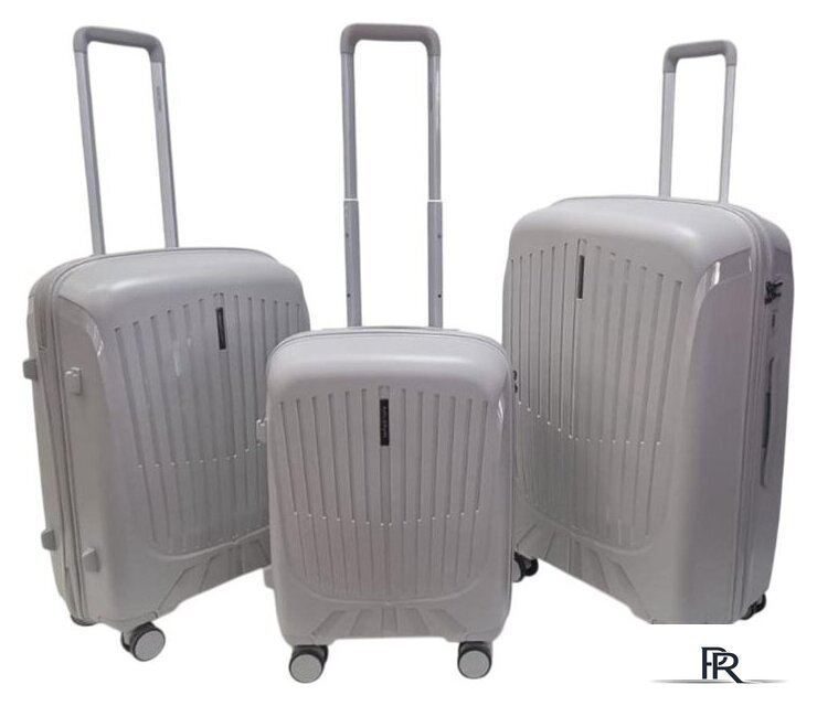 Чемодан-спиннер Mironpan 23107 (L, светло-серый) - Изображение №5 — Интернет-магазин ПроЗаказ