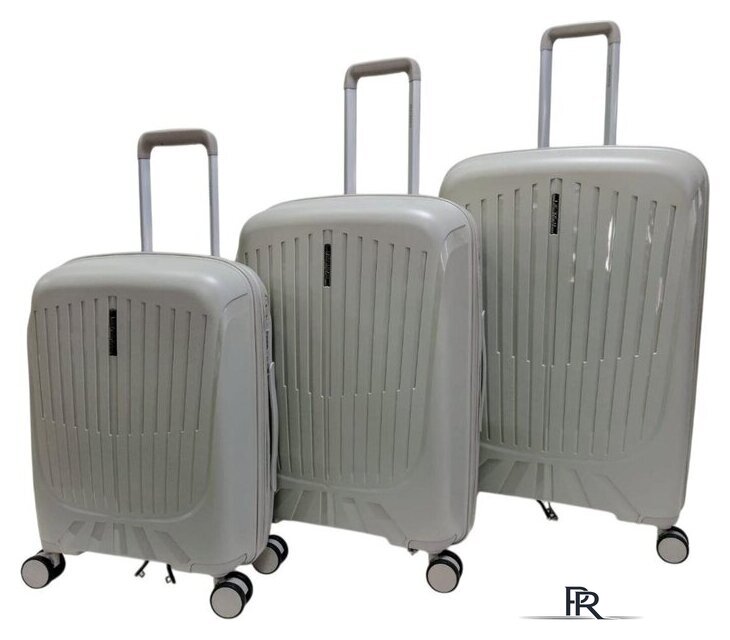 Чемодан-спиннер Mironpan 23107 (L, светло-серый) - Изображение №4 — Интернет-магазин ПроЗаказ