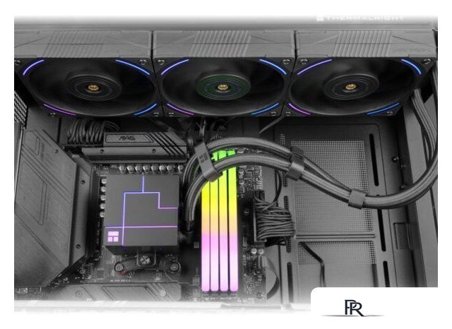 Система жидкостного охлаждения для процессора Thermalright Core Matrix 360 ARGB V3 (черный) - Изображение №8 — Интернет-магазин ПроЗаказ
