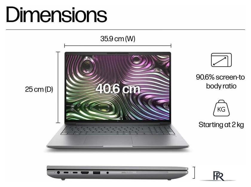 Рабочая станция HP ZBook X G1i C1JT6PT - Изображение №9 — Интернет-магазин ПроЗаказ