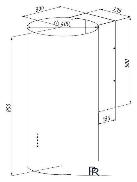 Кухонная вытяжка Akpo Balmera ll WK-10 (золото) - Изображение №5 — Интернет-магазин ПроЗаказ